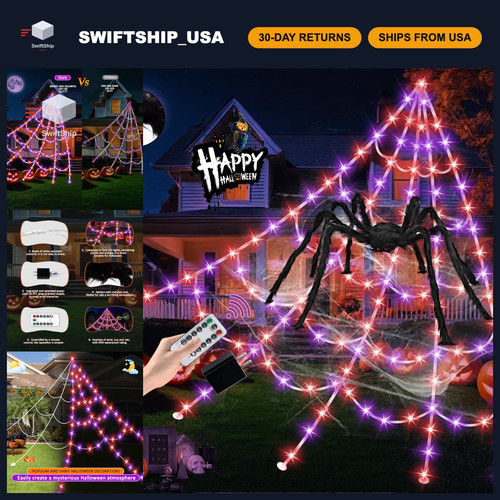Giant halloween spider web - giant,
